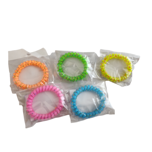 Armband neon sterretjes 