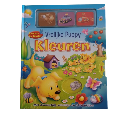 Vrolijke puppy kleuren