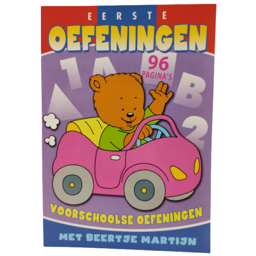 Eerste oefeningen met Beertje Martijn; spelletjesboek 