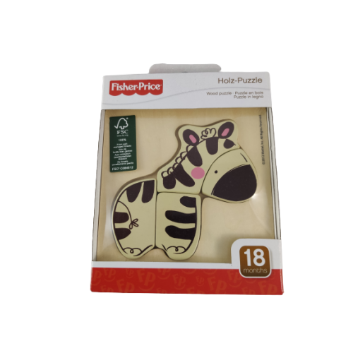 Fisher-Price Houten Puzzel Zebra