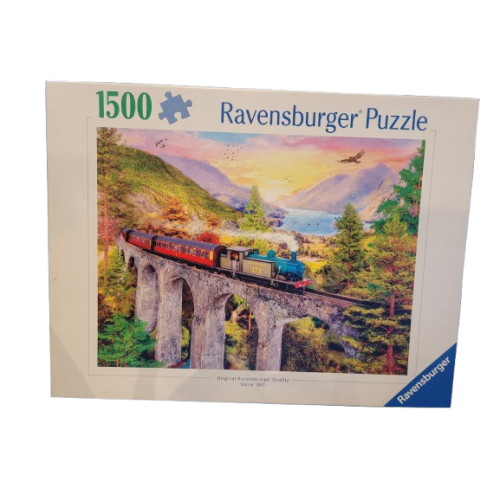 Ravensburger puzzel treinreis in de herfst