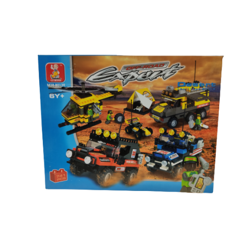 Sluban Off-Road 741pcs Desert Challenge grote woestijnrace 5 voertuigen M38-B0139