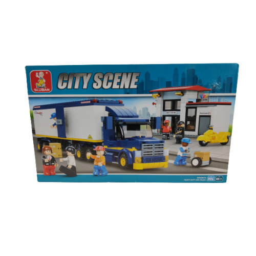 Sluban M38-B0318 City Scene Zware Vrachtwagen