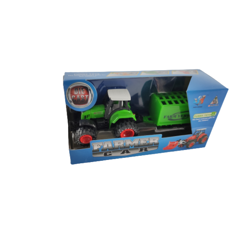 Tractor met aanhanger