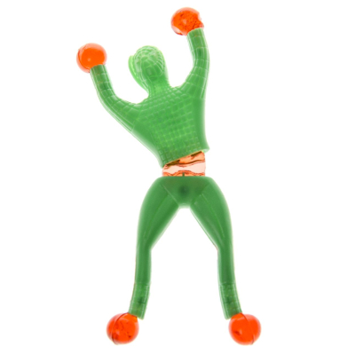 De Raamklimmer Kleverige Acrobat is het perfecte speelgoed voor urenlang plezier! Deze acrobatische figuur klimt met gemak op ramen, muren of andere gladde oppervlakken, dankzij de kleverige en flexibele grip. Laat de acrobaat telkens opnieuw klimmen en draai het in de leukste posities – een geweldige manier om kinderen te vermaken of als grappige decoratie. Met een lengte van 9 cm en verkrijgbaar in 5 verschillende kleuren, is er altijd een versie die bij jouw stijl past. Laat je raamklimmer overal meedoen aan het avontuur!