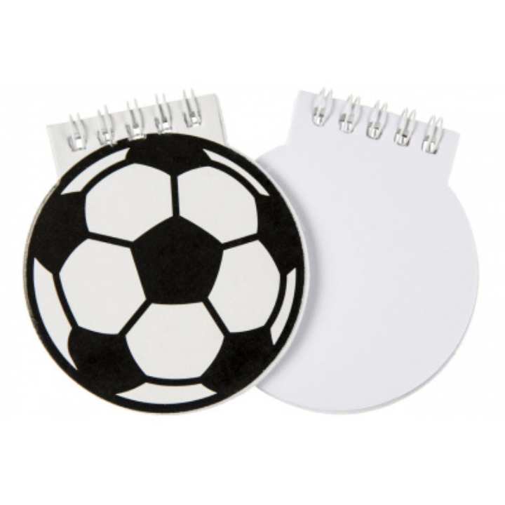 Het Notitieboekje Voetbal is het ideale notitieboek voor elke jonge voetbalfan die zijn ideeën, aantekeningen of tekeningen wil vastleggen. Dit stoere notitieboek met ringband is eenvoudig en praktisch, met blanco papier dat volop ruimte biedt voor creativiteit. Of je nu aantekeningen maakt over je favoriete team of je nieuwste voetbalskills tekent, dit notitieboek is perfect voor elke voetballer!