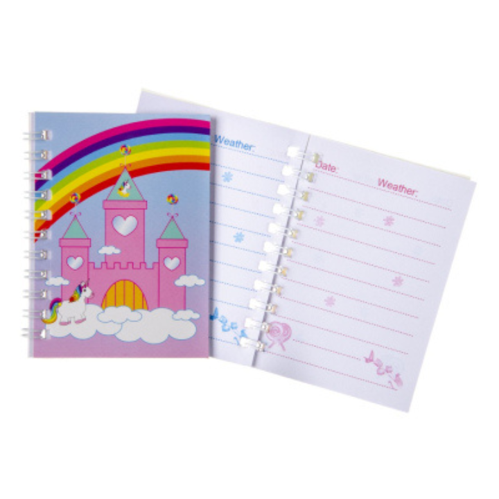 Laat de fantasie van je kindje tot leven komen met het Notitieboekje Eenhoorn! Dit schattige notitieboekje in een betoverend eenhoornontwerp is perfect voor jonge schrijvers, tekenaars en dromers. Het notitieboekje bevat 4 boekjes in 1 verpakking, elk met versierde lijntjespapier en 40 pagina’s vol ruimte voor creativiteit!