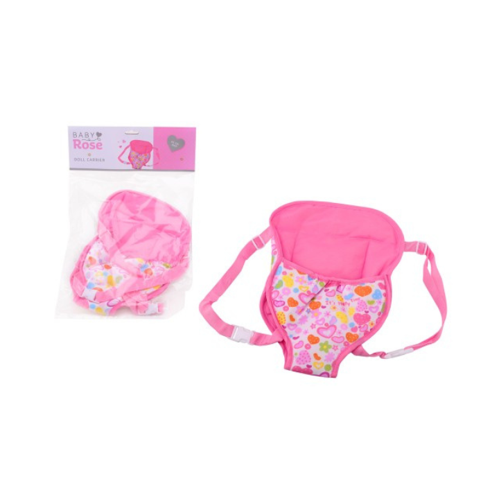 Maak de verzorging van je pop nog leuker met de Baby Rose Buikdragerzak! Deze schattige drager is speciaal ontworpen voor poppen tot 45 cm en biedt een comfortabele manier om je pop overal mee naartoe te nemen.