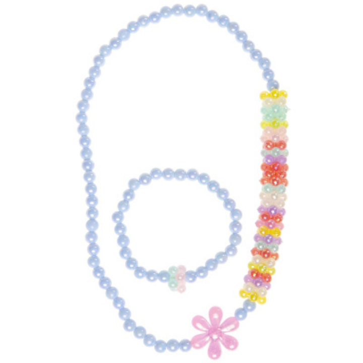 Laat je kleintje stralen met deze betoverende zeemeermin ketting en armband set! Verkrijgbaar in 4 verschillende kleuren, is deze set de perfecte toevoeging aan de sieradencollectie van elke jonge zeemeermin. Of het nu voor een verjaardag, een speelse middag of een speciale gelegenheid is, deze set brengt de magie van de oceaan tot leven.
