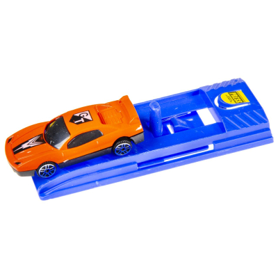 Maak je klaar voor actie met deze speelgoed auto afschieter! Deze set bestaat uit een 7 cm lange auto en een 12,5 cm afschieter, en is beschikbaar in 4 verschillende kleuren. Het perfecte speelgoed voor kinderen die van snelheid en avontuur houden!