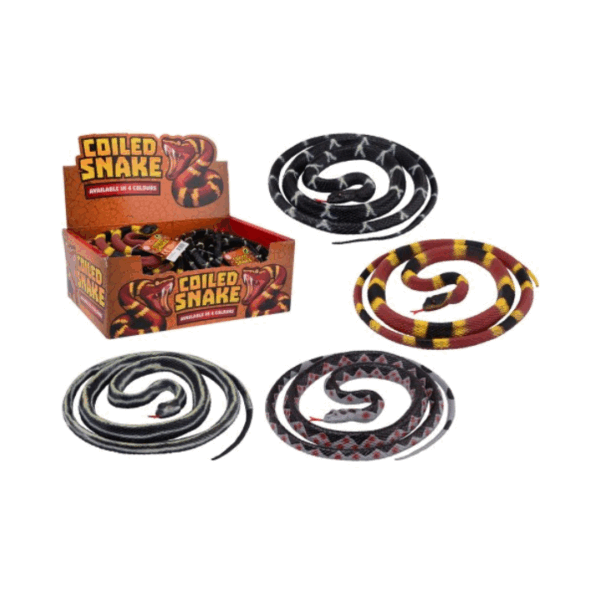 Breng wat spanning en avontuur in het spel met deze Opgerolde Slang! Deze slangen zijn 20 cm lang en komen in vier verschillende soorten. Van de vriendelijke groene slang tot de sluwe gekleurde varianten, elke slang heeft zijn eigen unieke uitstraling. Perfect voor fantasierijk spel of als onderdeel van een collectie!