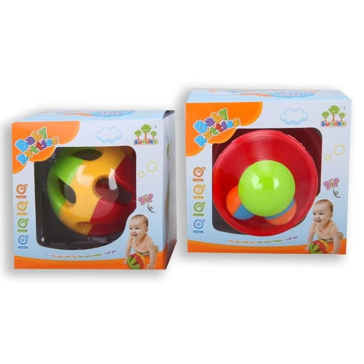 Deze vrolijke ratelbal voor baby’s vanaf 3 maanden stimuleert de zintuigen én motoriek. Licht, kleurrijk en makkelijk vast te pakken – perfect voor kleine handjes! Verkrijgbaar in 2 leuke varianten.