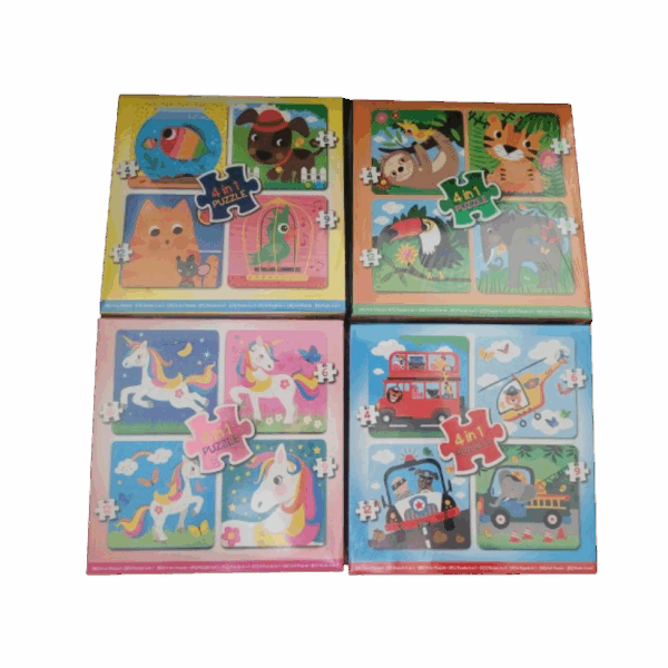 4 in 1 puzzel