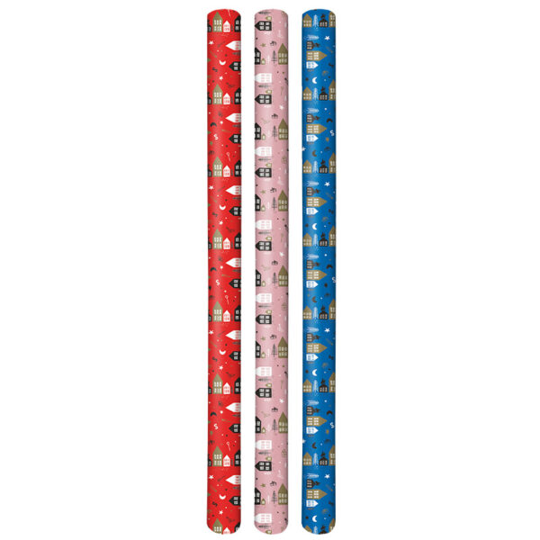 Sintpapier huisjes