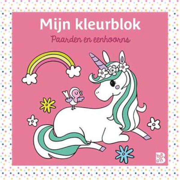 Mijn kleurblok paarden en eenhoorns