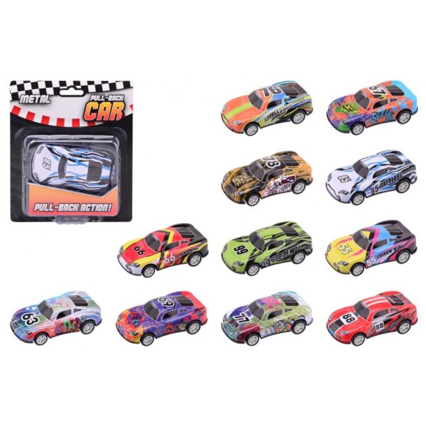 Raceauto op kaart