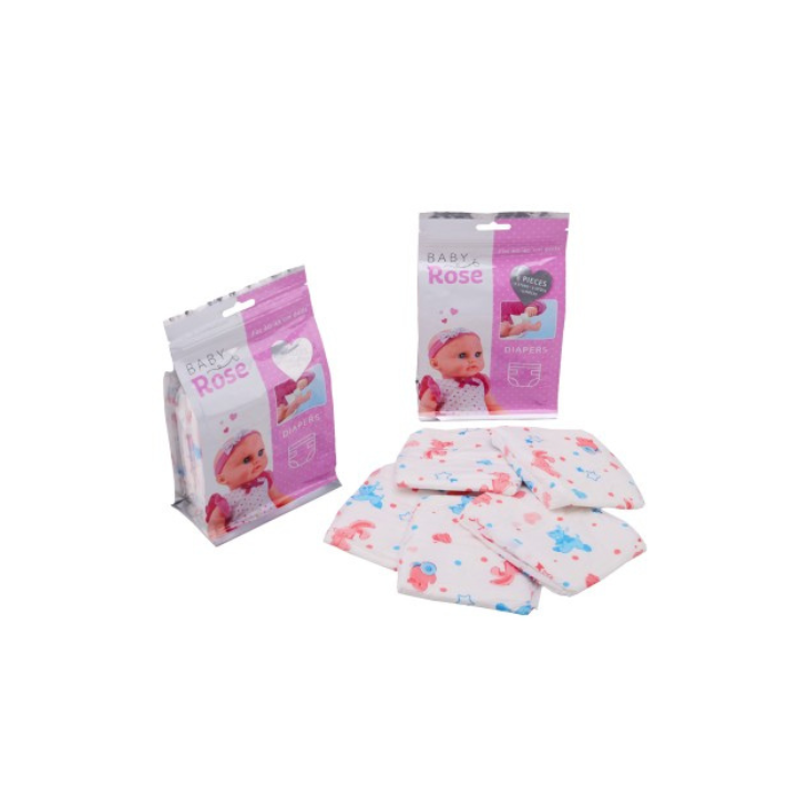 Pampers voor de Pop – Zacht, Comfortabel en Perfect voor Rollenspel (5 in een Zak) Laat je kleintje haar pop verzorgen met de Pampers voor de Pop! Deze schattige en zachte luiers zijn speciaal ontworpen voor de pop, zodat jouw kindje haar favoriete pop de allerbeste zorg kan geven. Perfect voor urenlang rollenspel en het imiteren van het verzorgen van een baby!