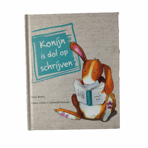 Konijn is dol op schrijven; leesboek