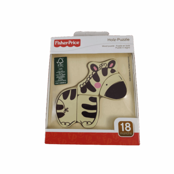 Fisher-Price Houten Puzzel Zebra