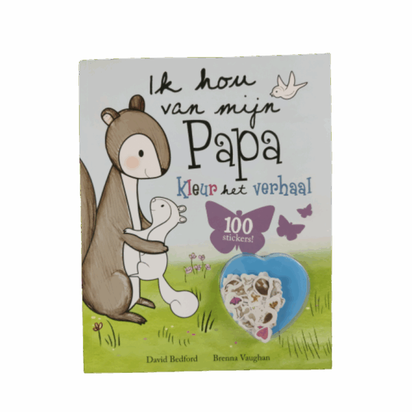 Kleurboek: ik hou van mijn Papa