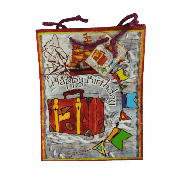 Kadotasje "Happy Birthday"