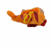 Pluche vis aan koord - Afbeelding 2