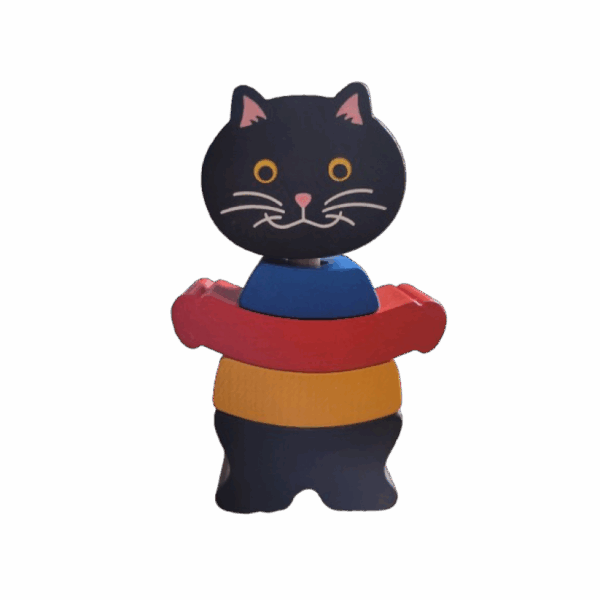 Houten kat Mimi