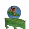 Intex Ride-on krokodil opblaasbaar - Afbeelding 3