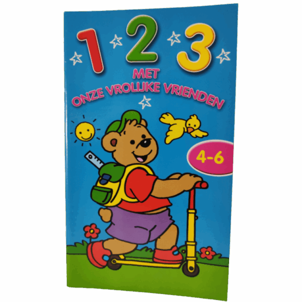 Spelletjesboek 4-6 jaar - 'Met onze vrolijke vrienden'