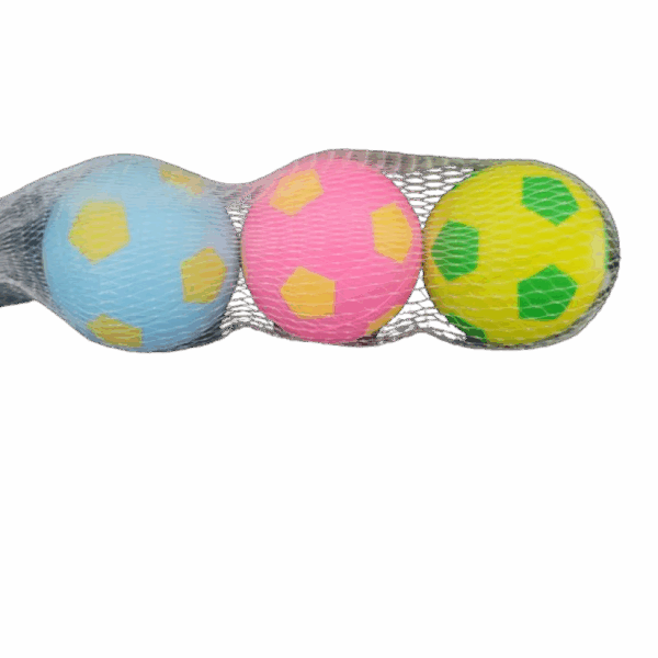 Soft foam balletjes
