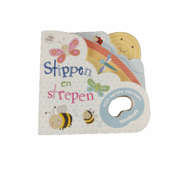 Kartonboek Stippen en strepen
