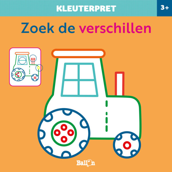 Kleuterpret zoek de verschillen