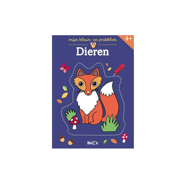 Kleur- en Prikblok Dieren – Creatief plezier voor kleine artiesten!