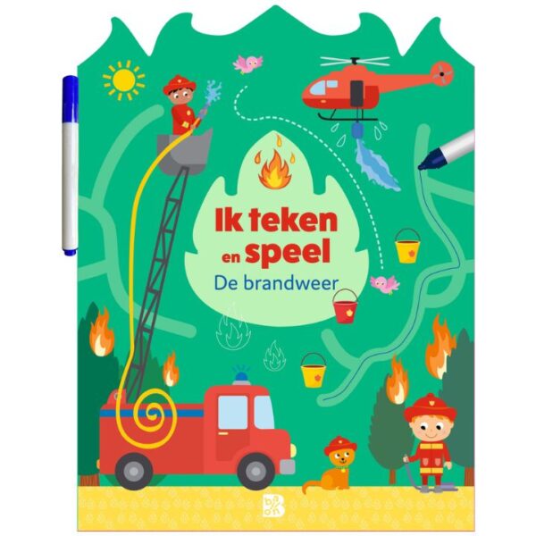 Ik teken en speel De brandweer