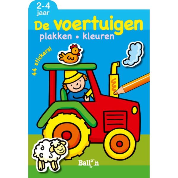 De voertuigen plakken en kleuren