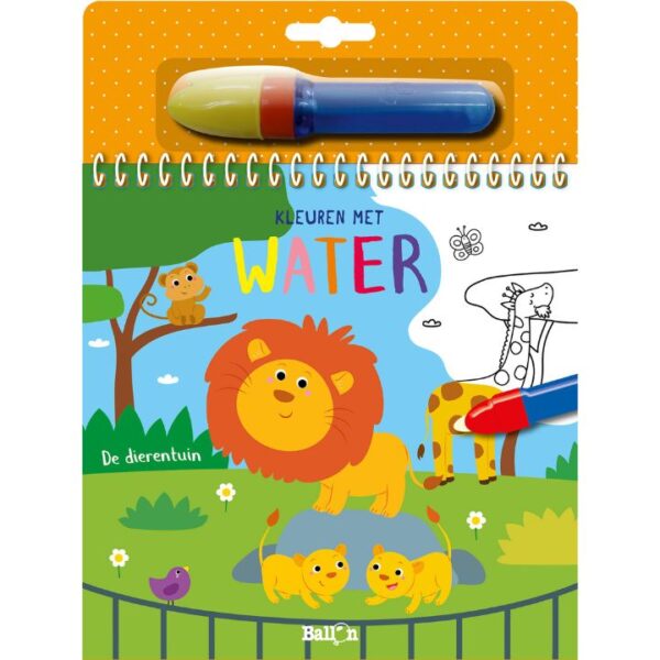 Kleuren met water de boerderij