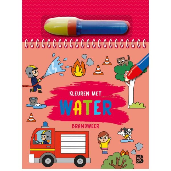 Kleuren met water Brandweer