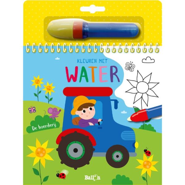Kleur met water de boerderij
