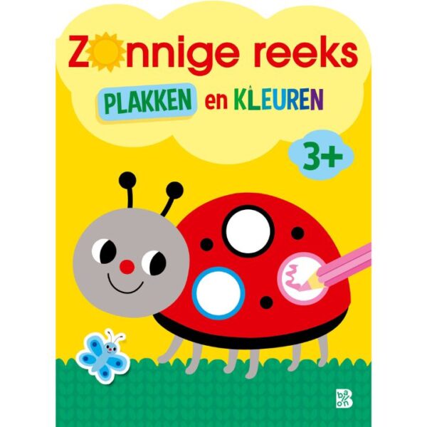 Zonnige reeks plakken en kleuren