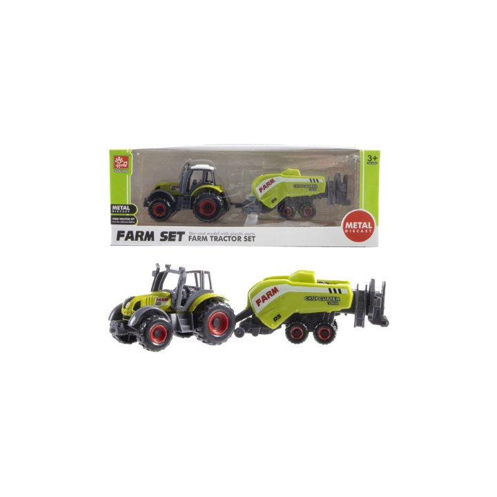 tractor met aanhanger - 16cm - Afbeelding 5